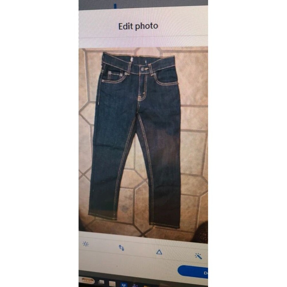 Levi's 518 Bootcut Jeans Juniors Tag Size 7x Measured 22x23